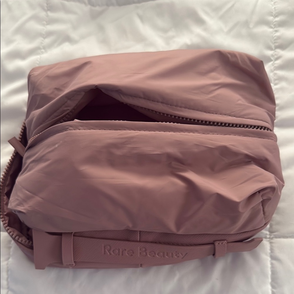 Rare Beauty Puffy Mauve Pink Cosmetic Bag